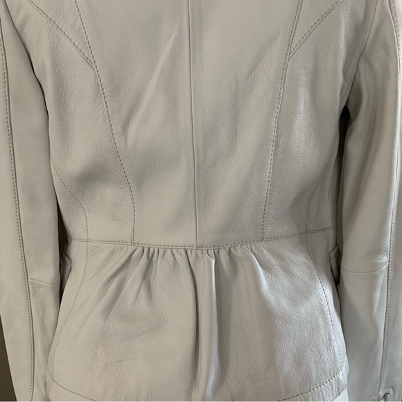 RUDSAK - White Leather Jacket - Picture 7 of 12